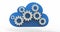 Cloud Technology Icon for Global Business Concept, Cloud ComputingÂ orÂ Nettwork Configuration